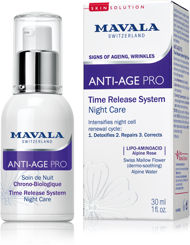 Time Release System<br>Night Care — Reactivate the youth mechanism of your skin !