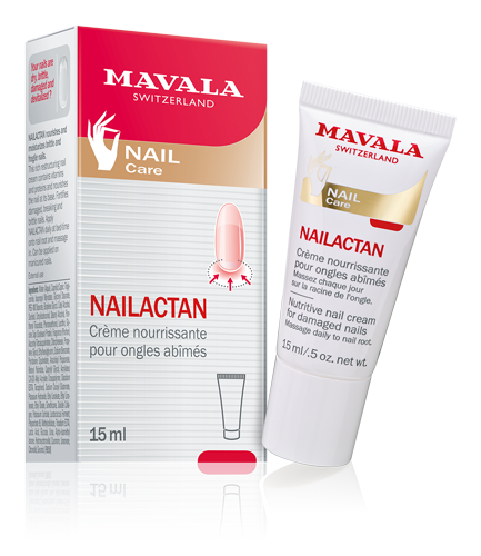 Nailactan en tube — Crème nourrissante pour ongles abîmés.