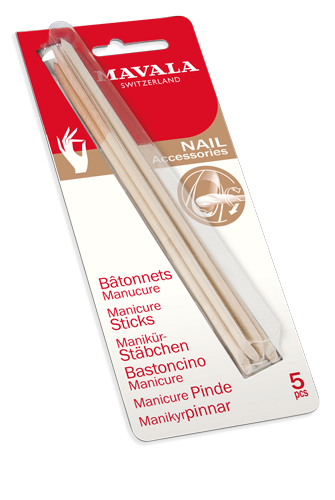 Manicure Sticks — Made of birch wood.