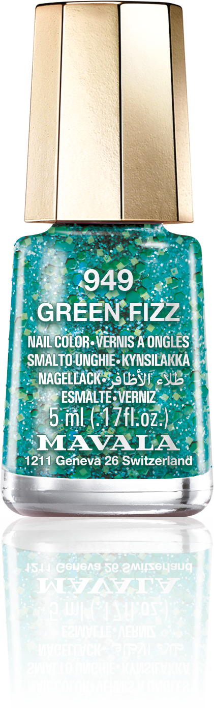 Green Fizz — Lentejuelas verdes, para un efecto fresco y optimista