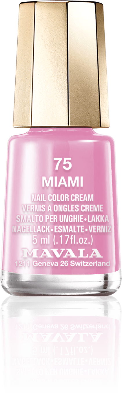 Miami — A sweet and girlish pink, like the savouring of a strawberry flavoured ice cream 