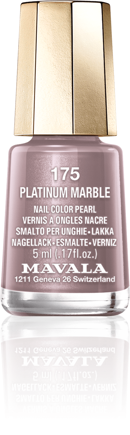 Platinum Marble — A metallic, golden grey