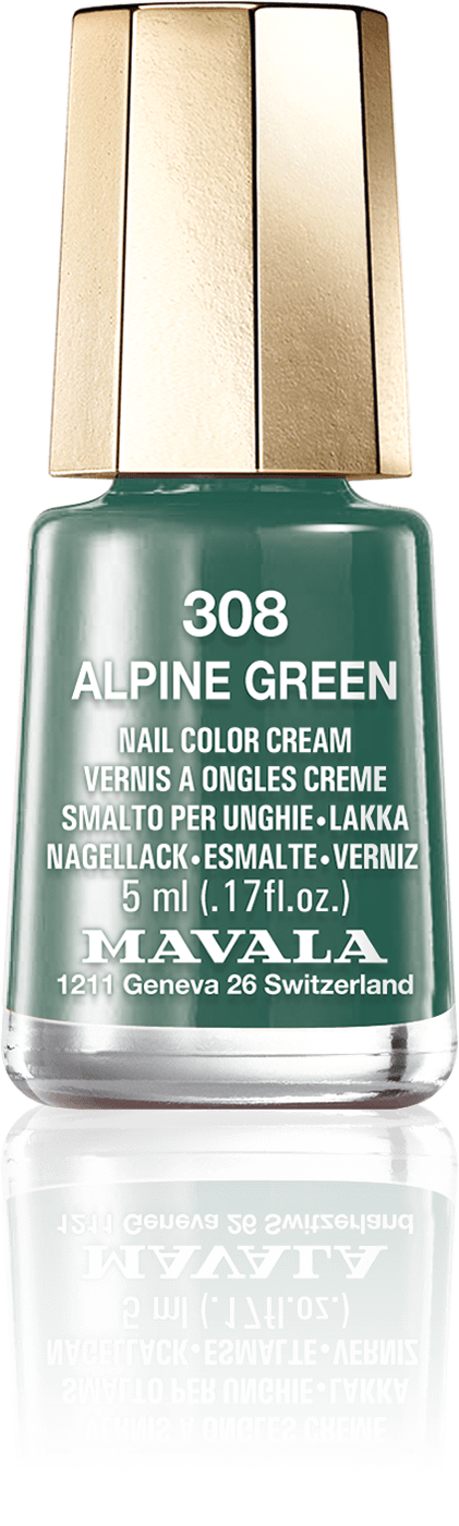 Alpine Green — Un vert sapin intense, les ondes calmantes, mais vitalisantes, perceptibles dans les Alpes 